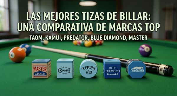 �Cu�l es la mejor tiza de billar? Comparativa de las marcas m�s populares
