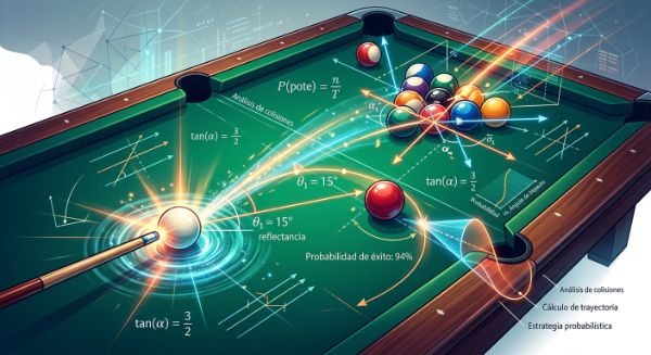 �ngulos, probabilidades y geometr�a: la matem�tica detr�s de una partida perfecta de pool