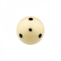 Cat&aacute;logo de productos - Bola Aramith Tournament Black color blanco con 6 puntos negros