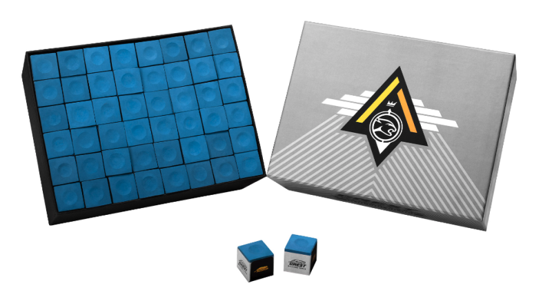 Box of 144 Predator Crest Blue chalks