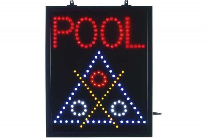 Cartel Pool de LEDs