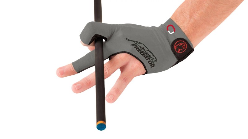 Billiard Glove Predator Second Skin Jasmin Ouschan Grey
