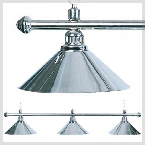 3 shades brass lamp aluminium
