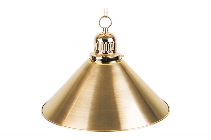 1-Shade Brass Billiard Lamp