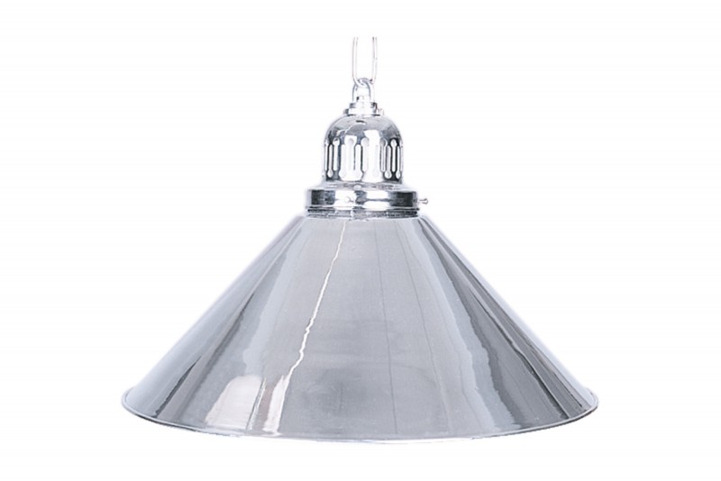 1-Shade Silver Billiard Lamp