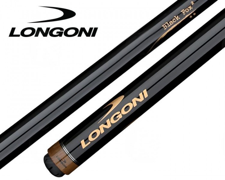 Carom Cue Longoni Black Fox II Wood