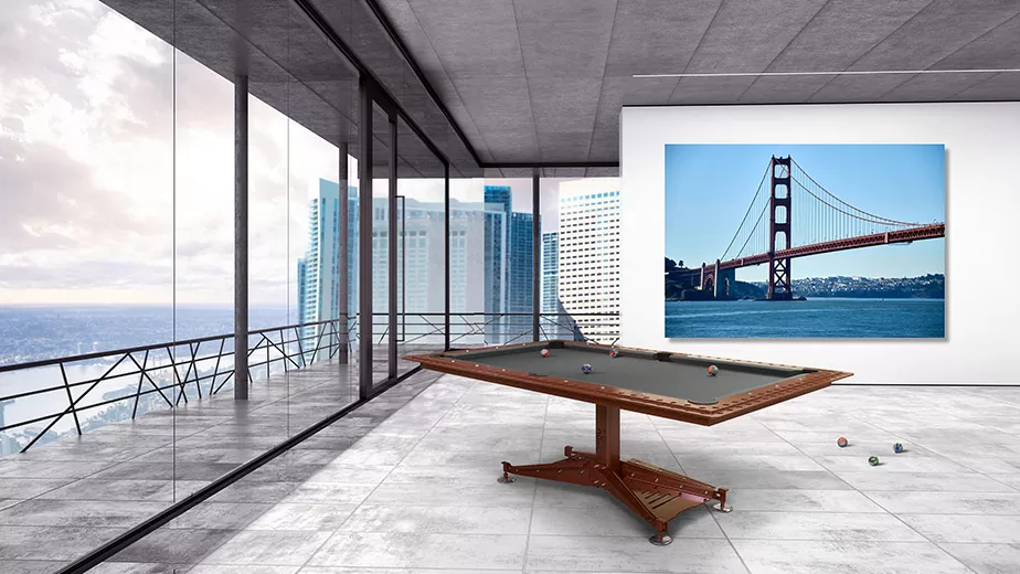 Convertible billiard table 9ft Decotech