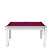 Catálogo de productos - Mesa de pool convertible 7ft Arizona Blanco Lacado
