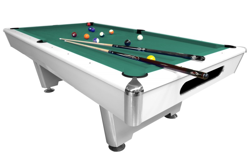 Dynamic Triumph 7ft Matt White Pool Table