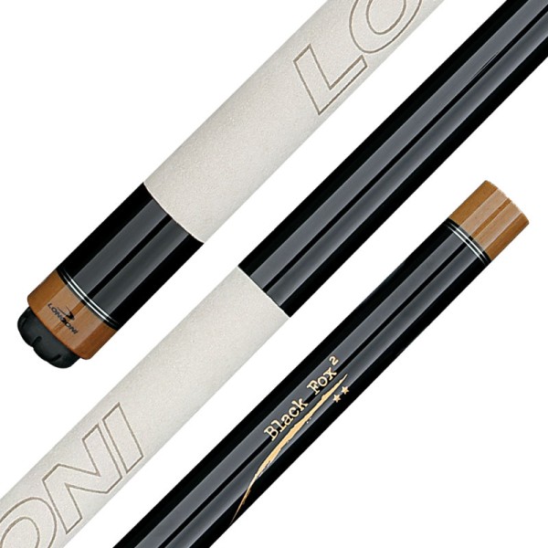 Longoni Black Fox II Gray Alcantara Carom Cue