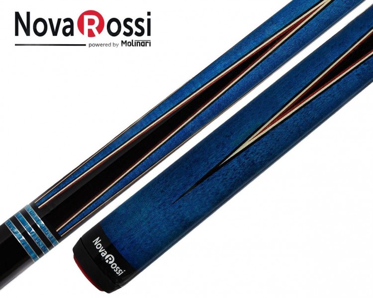 Carom Cue Nova Rossi Satyr Blue 2