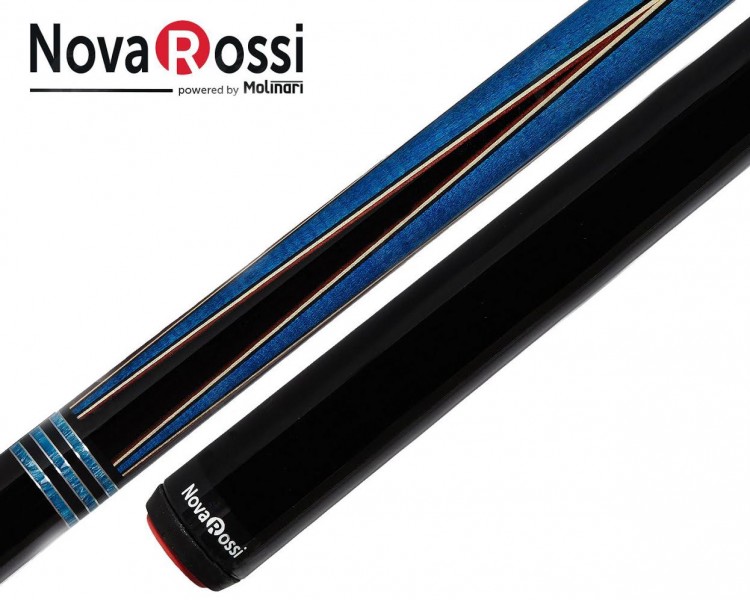 Carom Cue Nova Rossi Satyr Blue