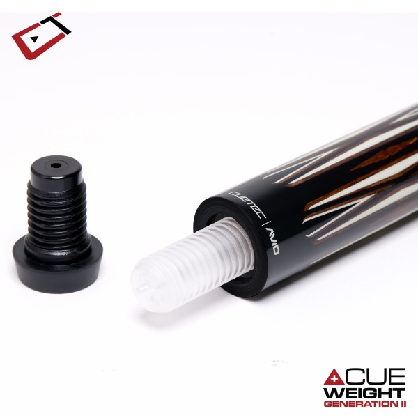 Taco de pool Cuetec AVID Proof Black LTC