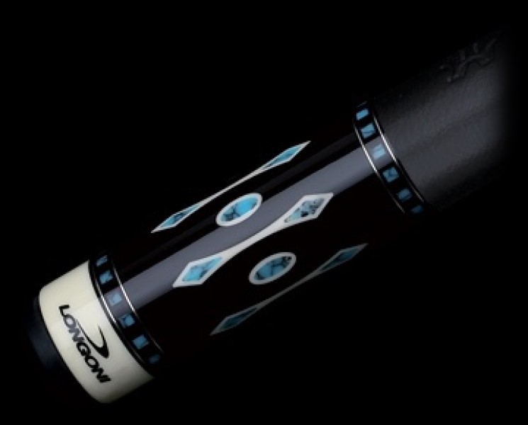 Longoni Black Mamba Leather Irregular pool cue