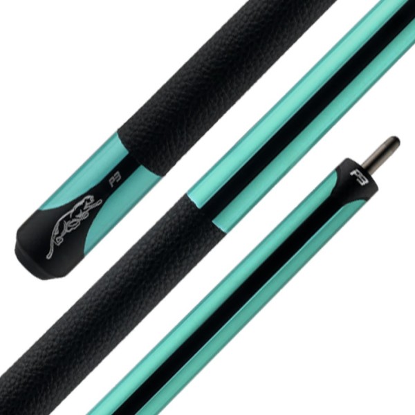 Cat&aacute;logo de productos - Taco de pool Predator P3 Teal Leather Lux Wrap Edici�n Limitada