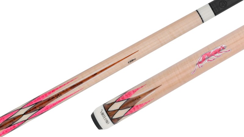 Predator CRM Virtuoso Natural Curly Maple/Pink Stone carom cue