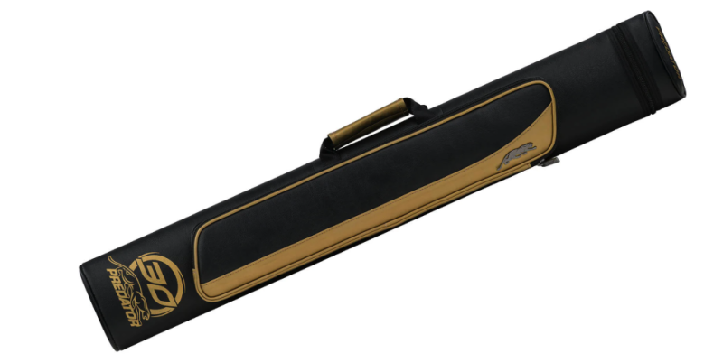 Taquera Predator Roadline 2x4 negra y dorado rígida