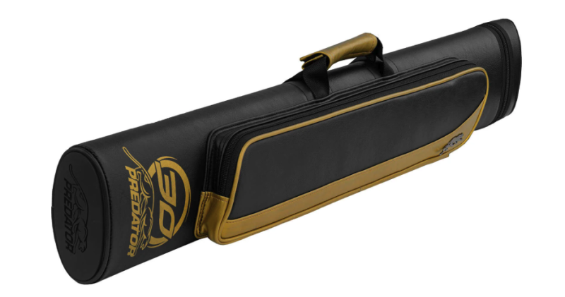 Taquera Predator Roadline 2x4 negra y dorado rígida