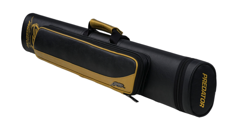 Taquera Predator Roadline 2x4 negra y dorado rígida