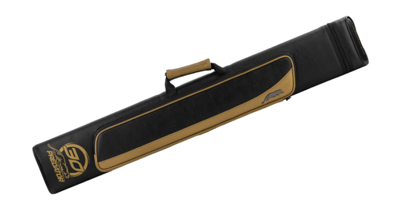 Taquera Predator Roadline 3x5 negra y dorado rígida