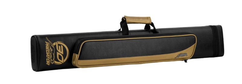 Taquera Predator Roadline 3x5 negra y dorado rígida